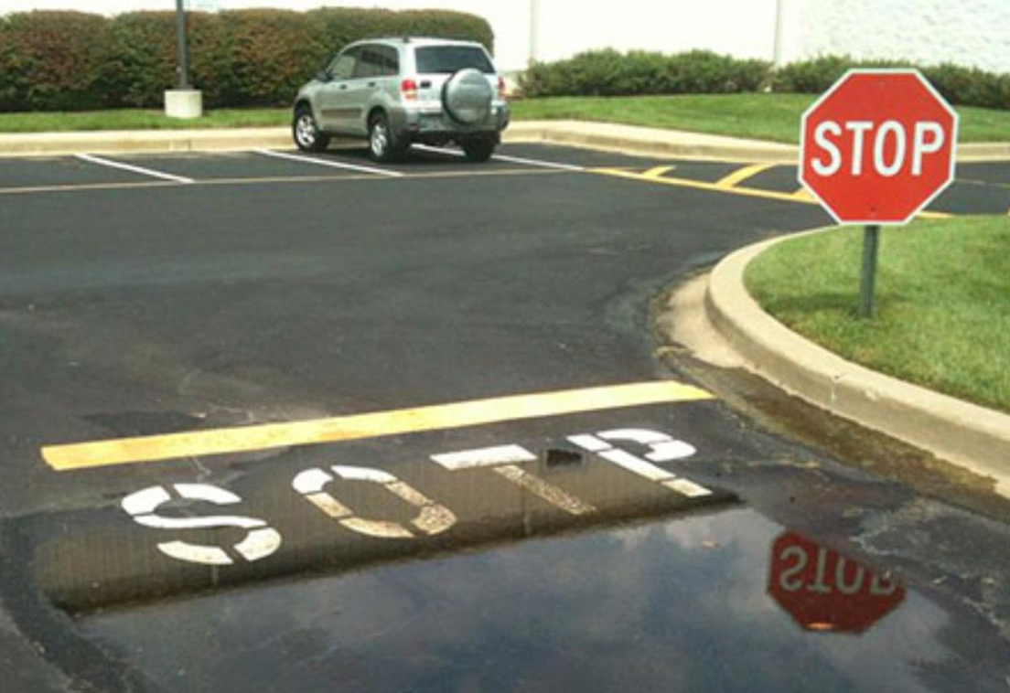 Incorrect Stop Sign